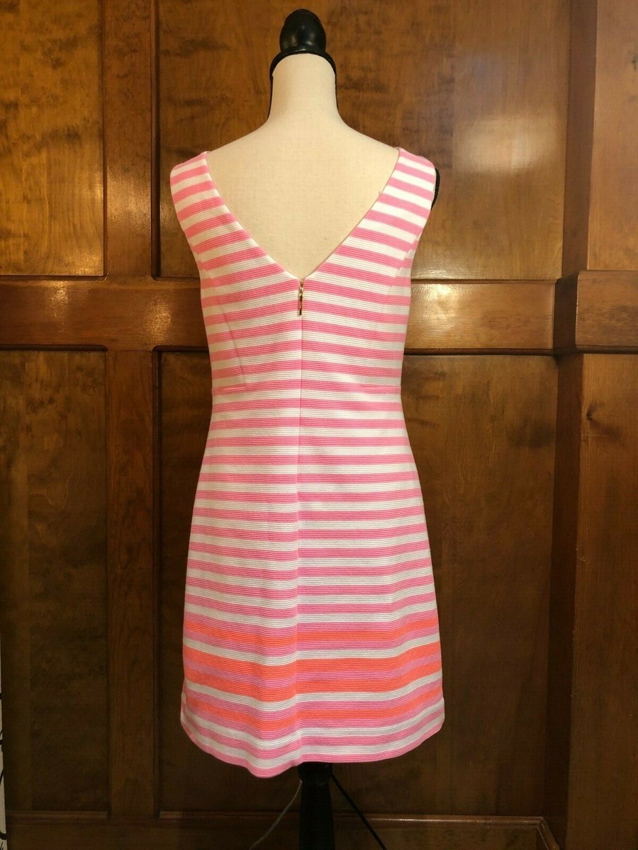 lilly pulitzer pink striped dress Lilly Pulitzer Pink Striped Summer Dress, Size S (NWOT)