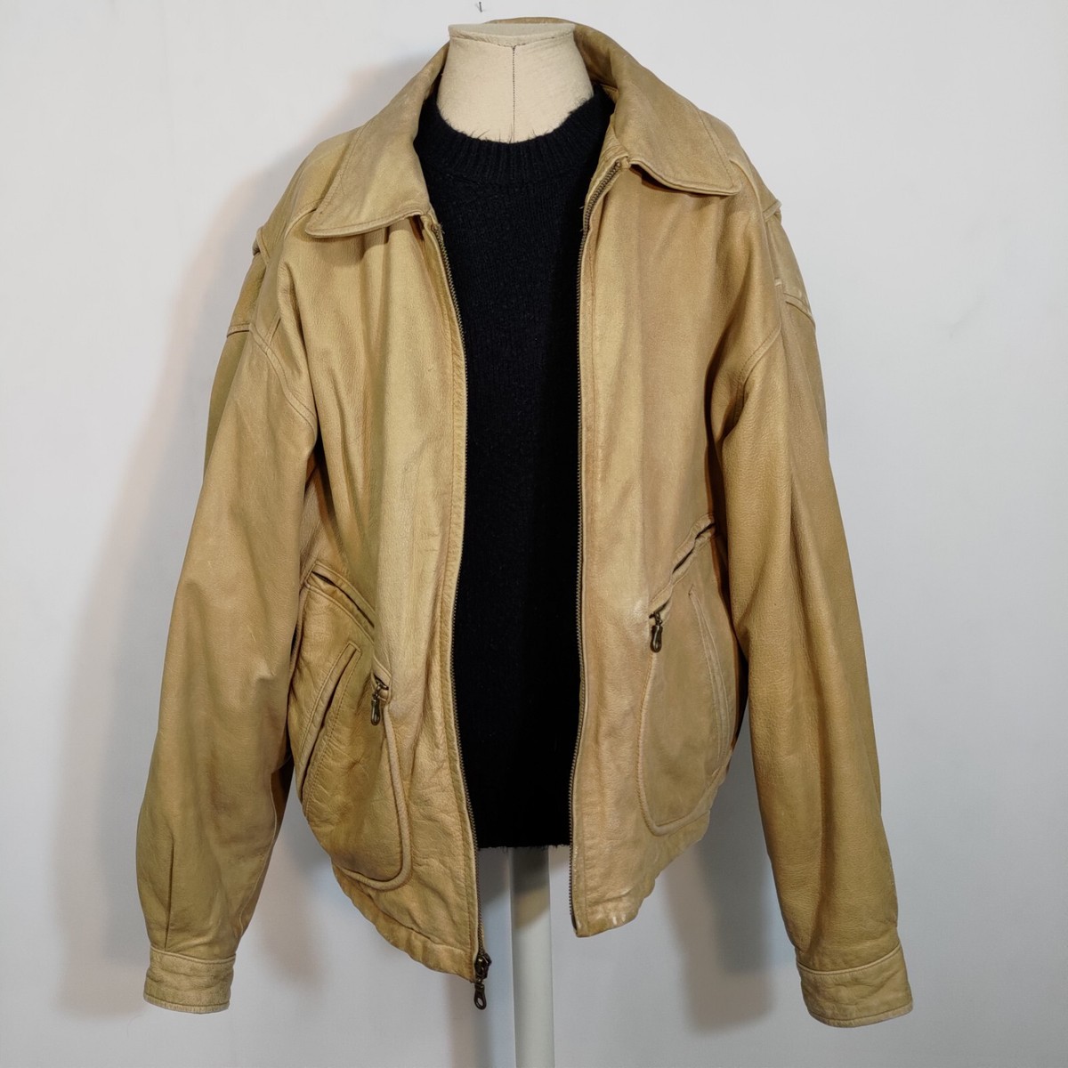 ジャケット ETMON Coating Bomber Jacket, Brown s-l1200.jpg