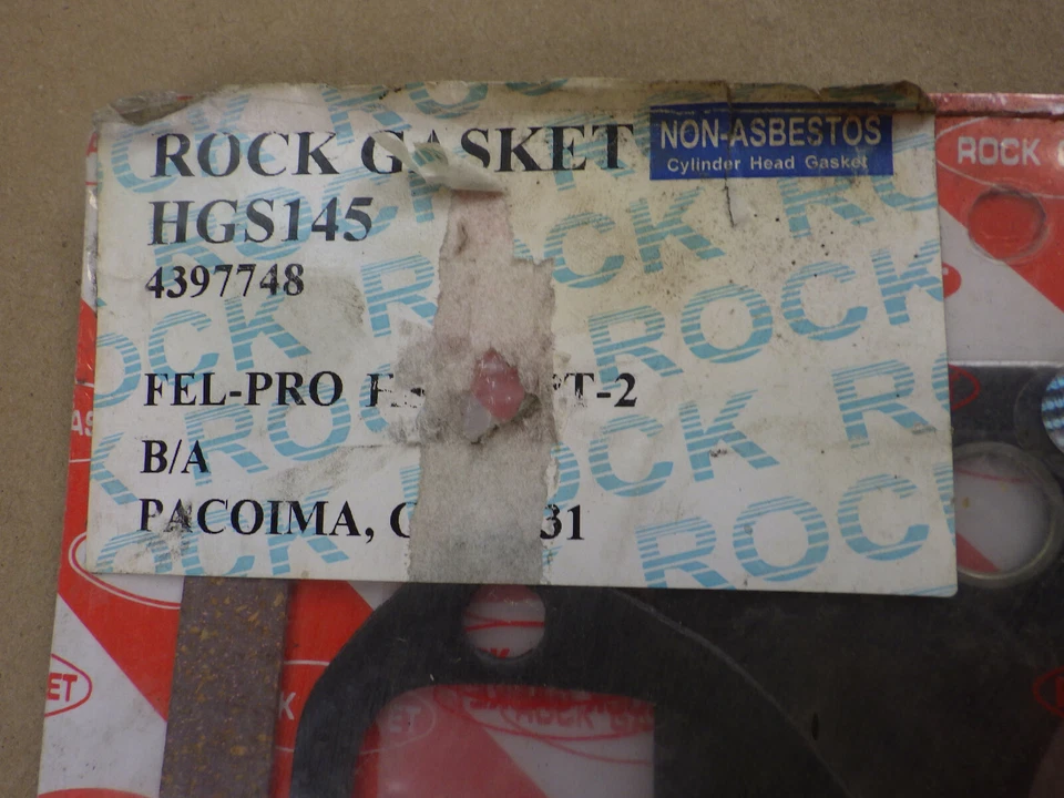 DNJ HGS145 石墨头垫圈套装 适用于 81-95 克莱斯勒道奇 2.2L L4 SOHC — 第 2/4 张图片