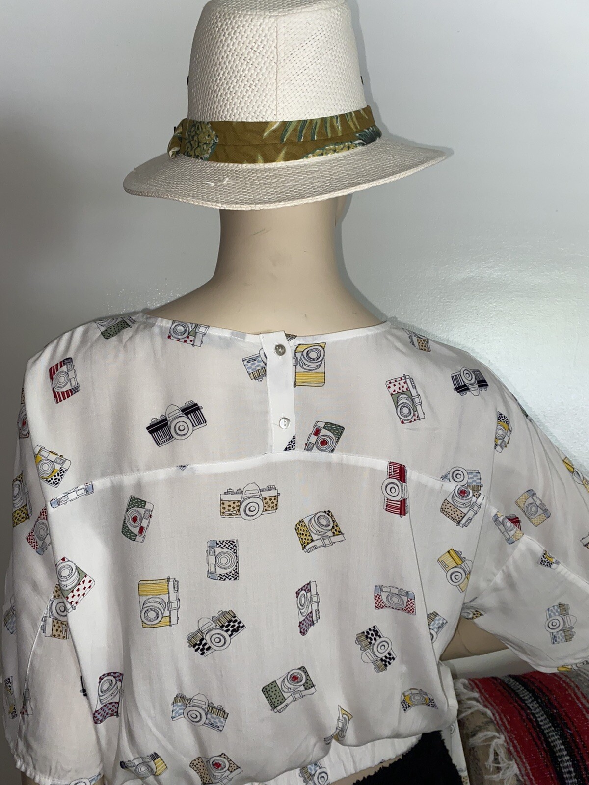 ZARA  Basic Collection Woman’s White TOP Blouse S… - image 8