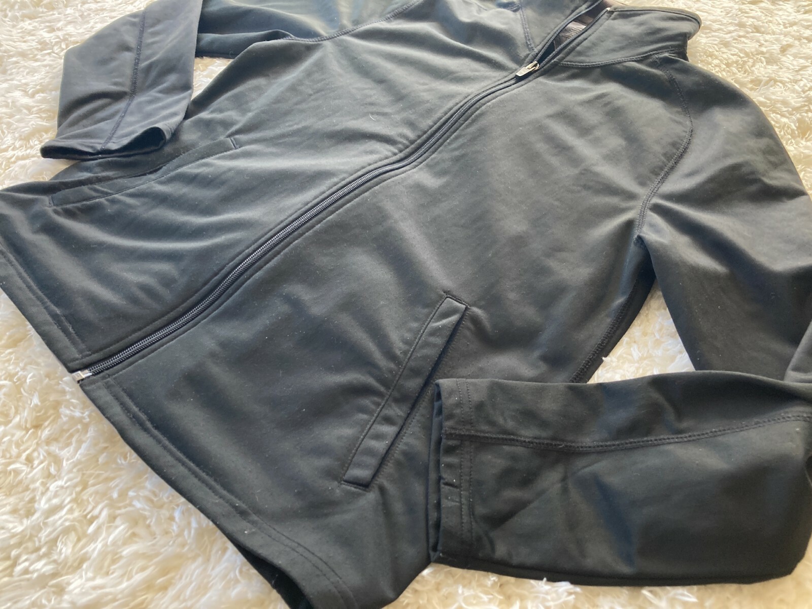 Gap Black Jacket Polyester Small Full Zip Lightwe… - image 2