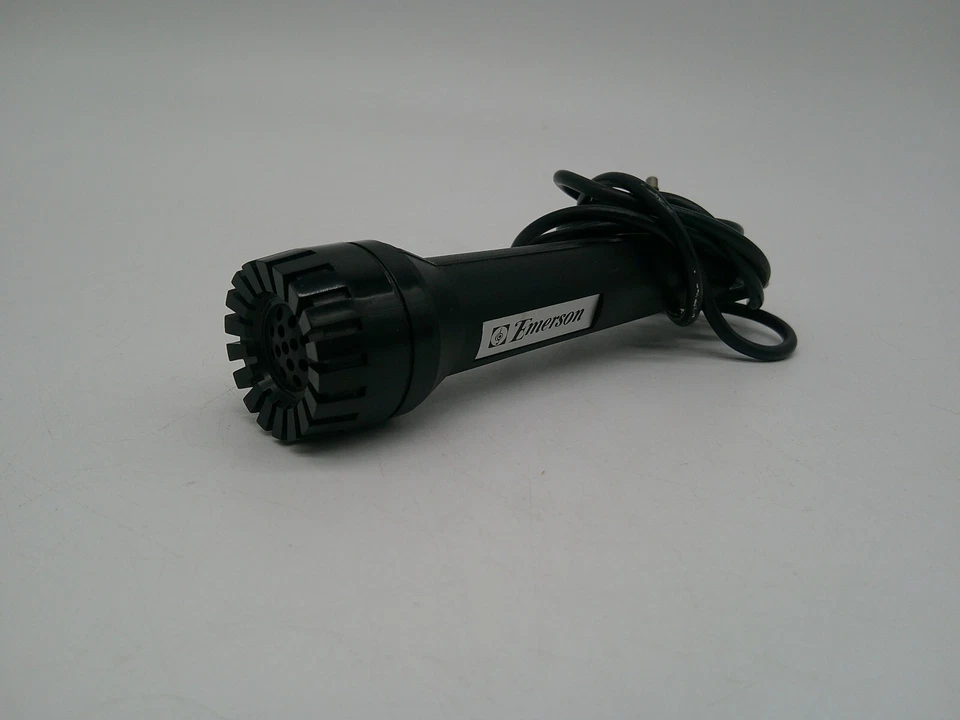 Micrófono grabadora casete EMERSON de colección negro sin probar Foto 2 de 4