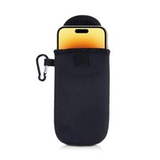 GENUINE INVENTCASE BLACK NEOPRENE POUCH CASE FOR APPLE IPHONE 14 PRO / PRO MAX
