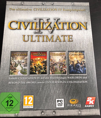 Civilization 4: Ultimate Big Box Vintage Retro PC Spiel aus Sammlung