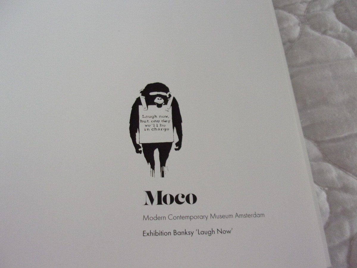 MOCO BANKSY LAUGH NOW COFFEE TABLE BOOK MAGAZINE AMSTERDAM MUSEUM