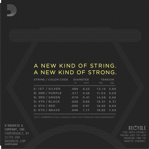 D'Addario Corde Chitarra Elettrica | NYXL NYXL0838 | Super Luce Extra, 08-38, 1-Pacchetto - Foto 4