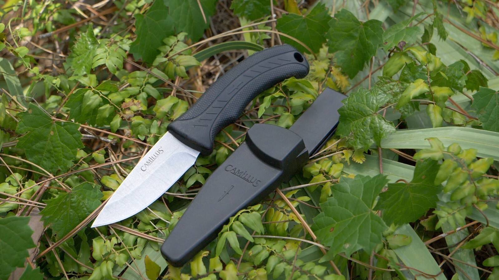 Camillus Tactical EDC 8" Drop Point Fixed Blade w/Sheath - N