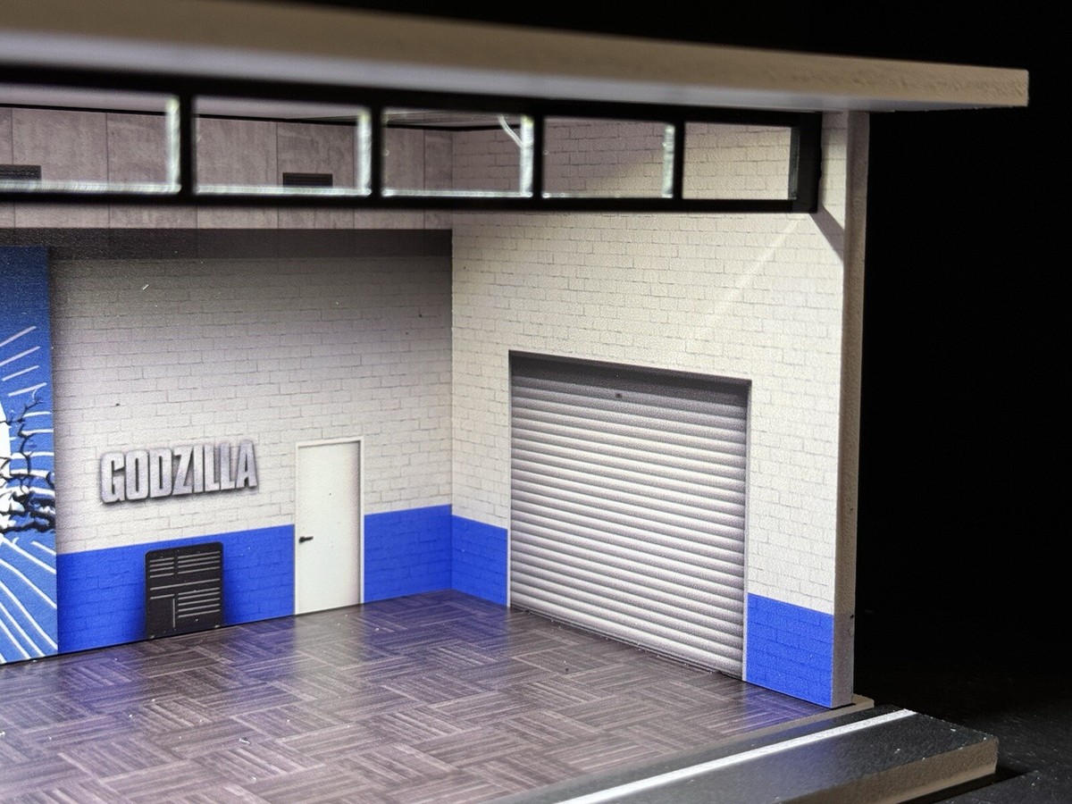 ★ Diorama Garage Plate　　　　　　　　　　　　　　【数限】 G-Fans 1:64 Assemble Diorama LED Model Car Parking Garage