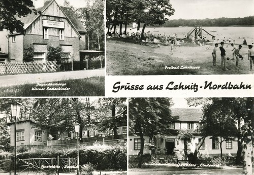 04-142 Ansichtskarte Lehnitz-Nordbahn Oranienburg Oberhavel Brandenburg DDR