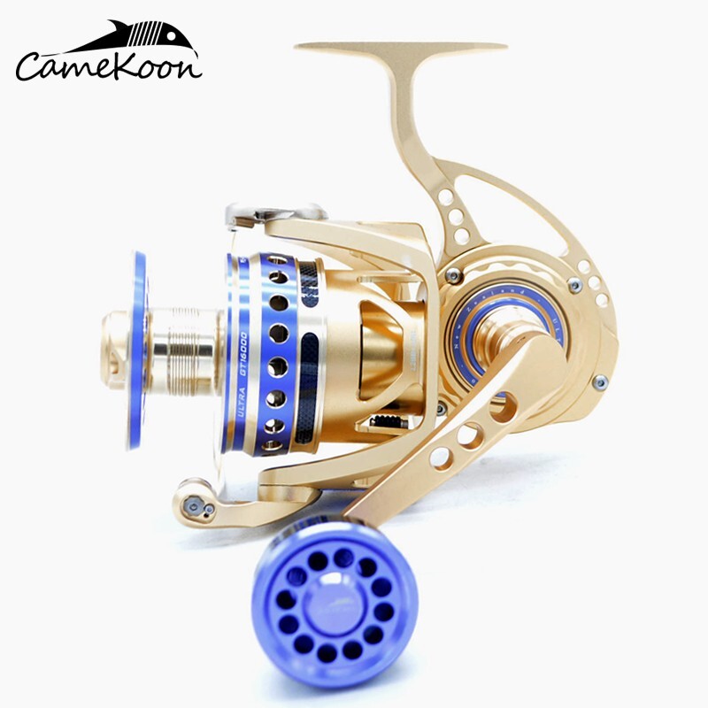 CAMEKOON Fully Sealed Saltwater Spinning Reel Bluefish Marlin Tournament Fishing