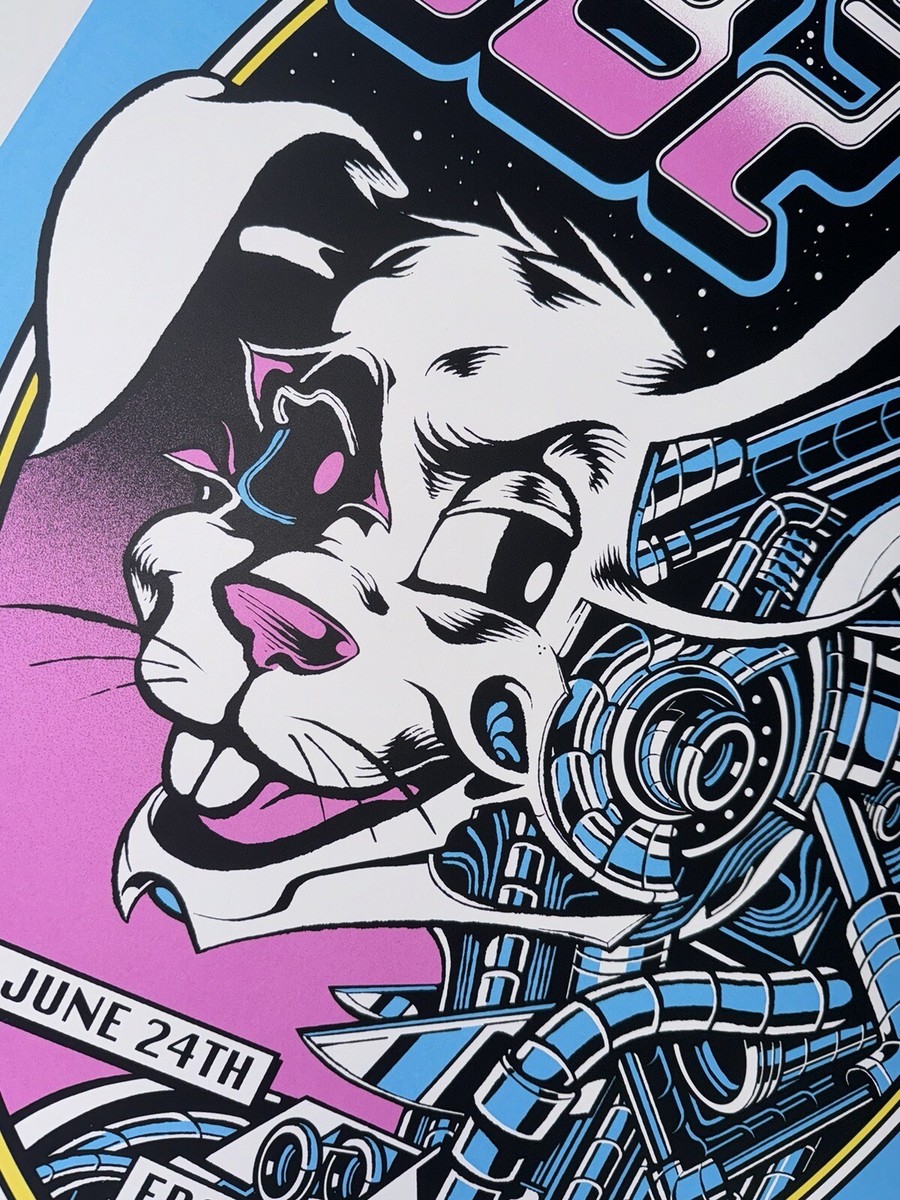 Blink 182 Poster San Antonio TX Frost Bank 2024 Silkscreen