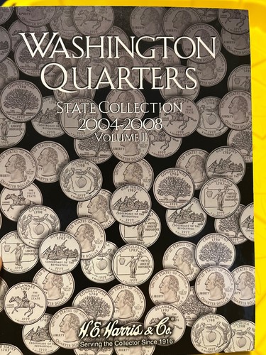 Harris Coin Folder Washington Quarters States Vol 2 2004-2008 Empty