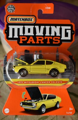 Matchbox 1975 MITSUBISHI LANCER CELESTE MOVING PARTS NEW