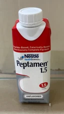 Nestle Peptamin 1.5 Tube Feeding Formula Unflavored 19 Boxes Exp 12/23