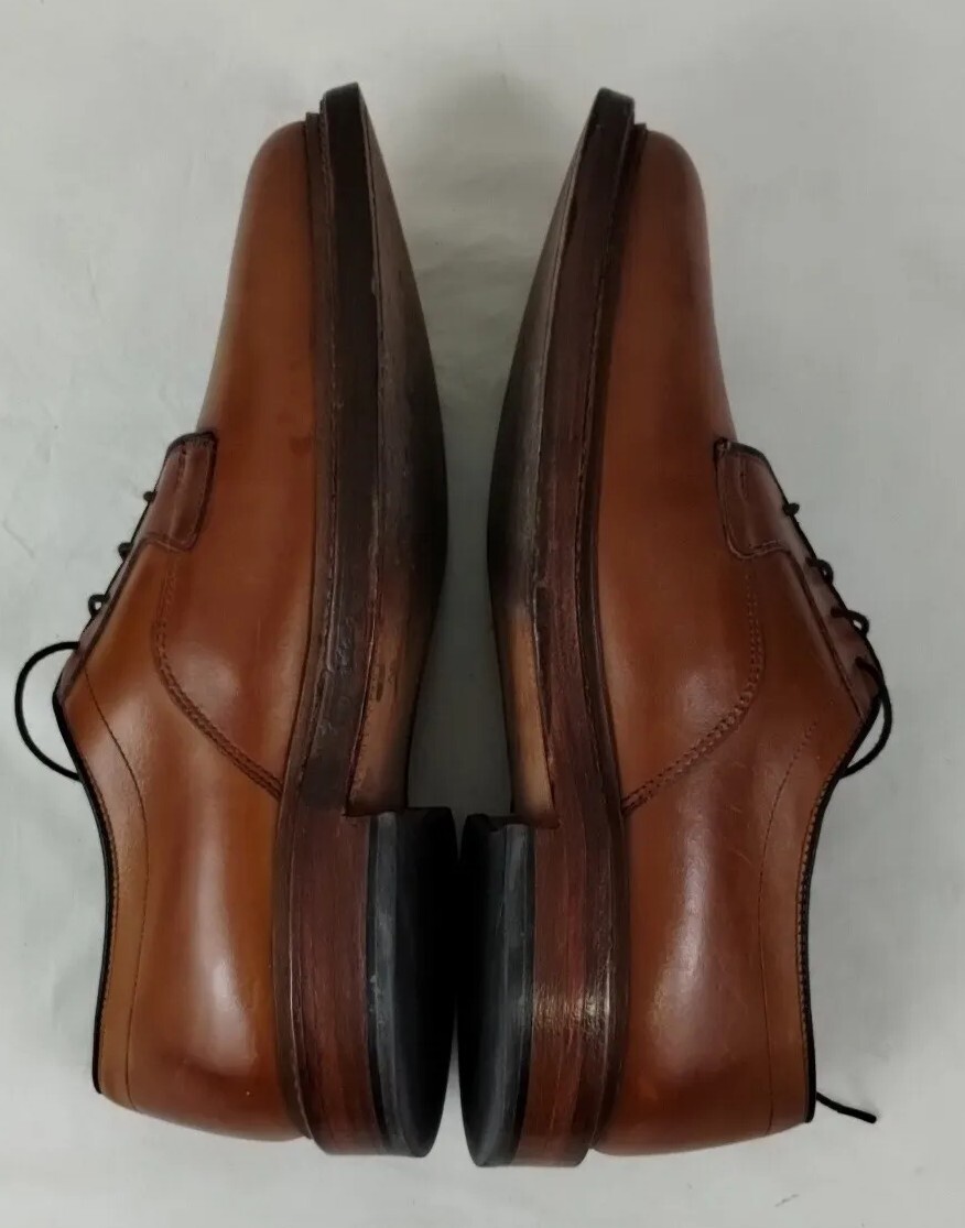 Allen Edmonds Dickson Mens Walnut Brown Leather Lace Up  display picture 3