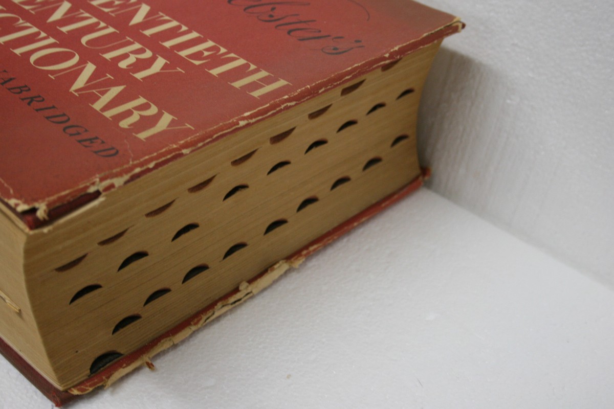 Vintage 1949 Book WEBSTER'S NEW TWENTIETH CENTURY DICTIONARY
