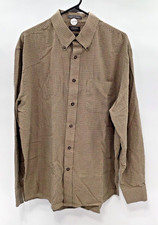 Arrow Mens Dress Shirt Button Down Plaid Classic Fit Size L 16/16 1/2