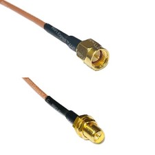 RG316DS SMA MALE to RP-SMA FEMALE RF Cable FAST-SHIP LOT