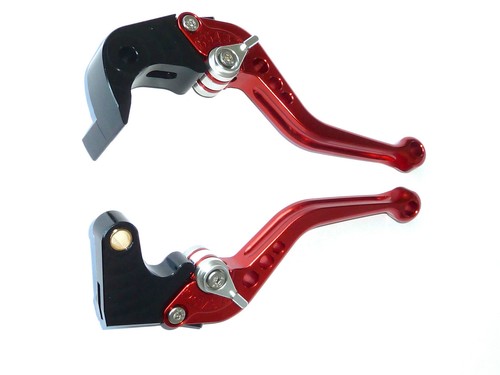 Suzuki GSXR1000 2005-2006 Bremse und Kupplungshebel Kurz Rot Road Track Rennen - Bild 9 von 9
