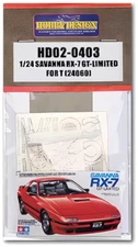 HOBBY DESIGN 1/24 Mazda Savanna RX7 GT Limited Detail Up Set for Tamiya JP 13618