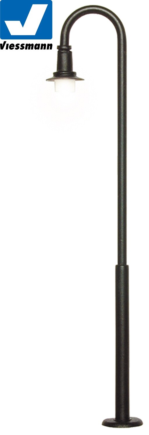 Viessmann H0 6140 lampada ad arco, LED bianco caldo - NUOVO + IMBALLO ORIGINALE
