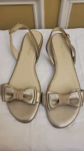 Taryn Rose Metallic Gold Sandals Size 7.5