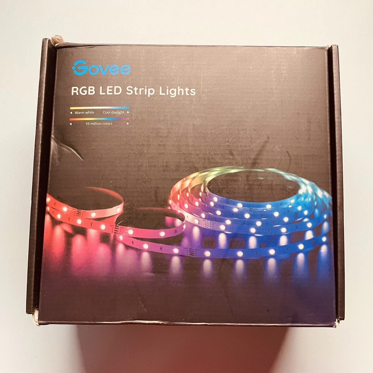 New Govee RGB LED Strip Lights 2x32.8 Ft 65.6 Ft H6196 eBay