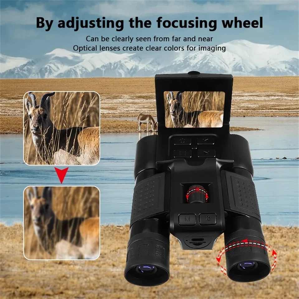 HD Portable Telescope Zoom Video Camera Outdoor Binoculars Optics Hiking Hunting - Image 3 of 4