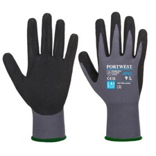 Image of Portwest AP62 Dermiflex Aqua Nitrile Coating Liquid & Heavy Oil Repellent Gloves