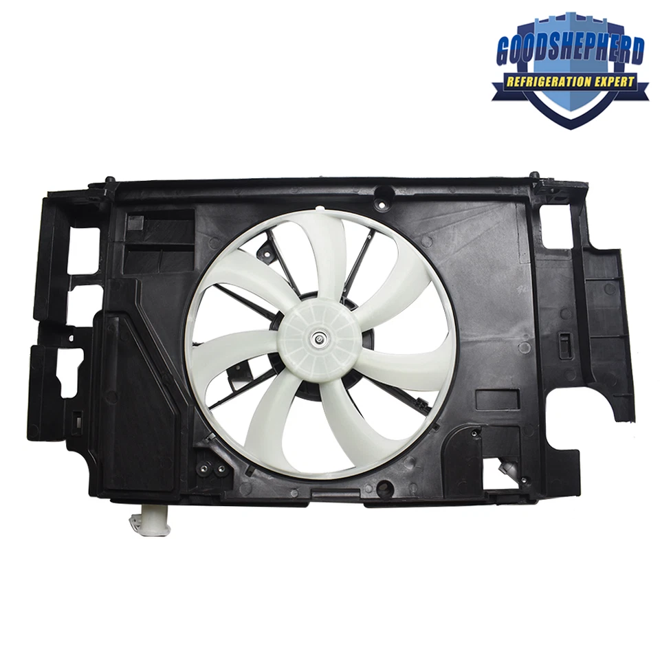 Radiator AC Condenser Cooling Fan Assembly For 2012-2018 Toyota Prius C 621-369 - Imagem 2 de 4