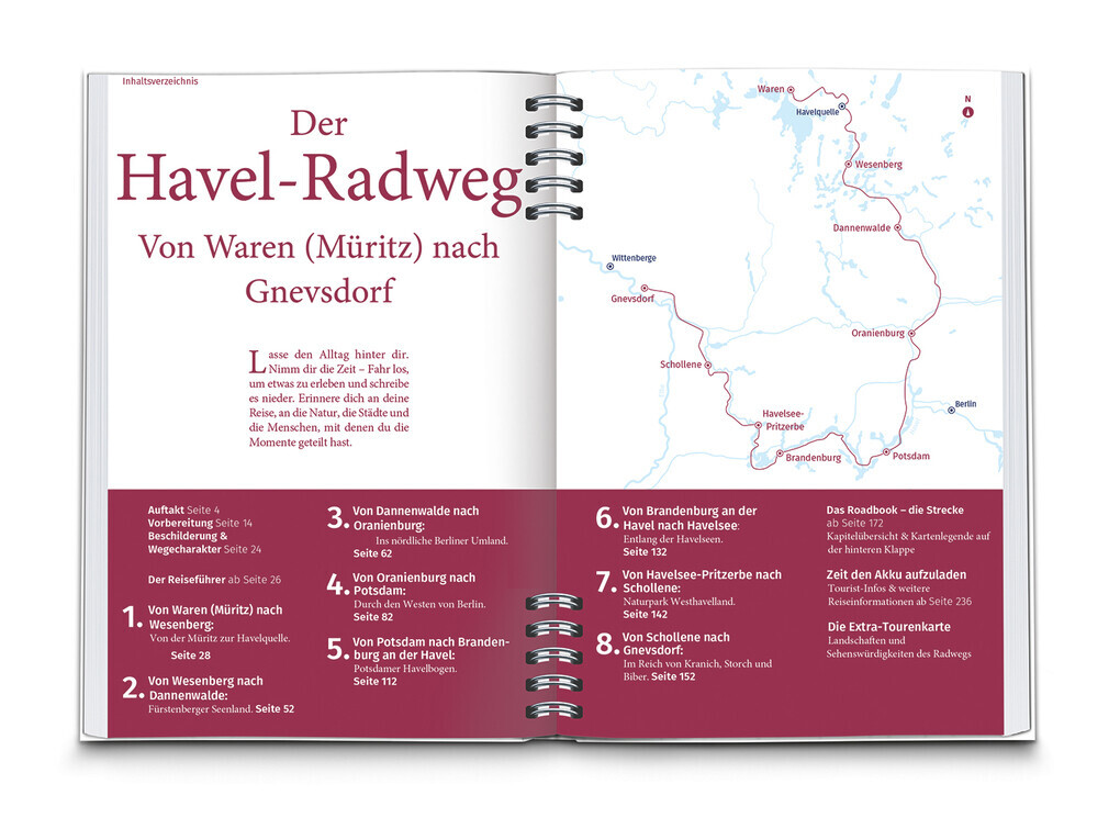 Thumbnail - Kompass Radreiseführer Havel-radweg | 2022 | Deutsch