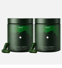 2Pcs Seed DS-01 DAILY SYNBIOTIC PREBIOTIC AND PROBIOTIC-60 CAPSULES