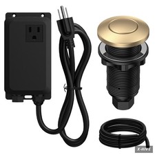Garbage Disposal Parts Air Switch Kit UL Listed Sink Top Button Match Delta Fit