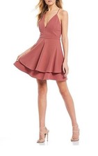 Windsor Emerald Sundae  Mauve Cocktail Dress Size Large 