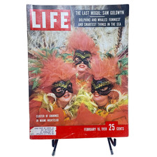 LIFE Magazine February 16 1959 Miami Showgirls Chorus Girls Nightclub Cover