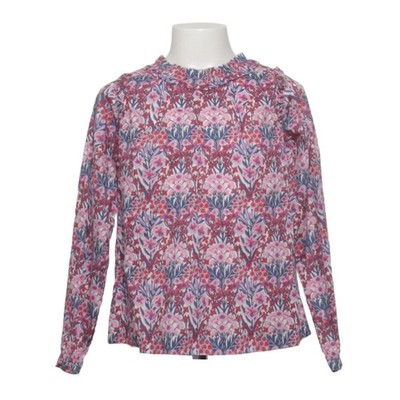 Jacadi, Bluse, Größe: 128, Blau/Pink/Rot, Baumwolle, Blumen, Mädchen #orZ