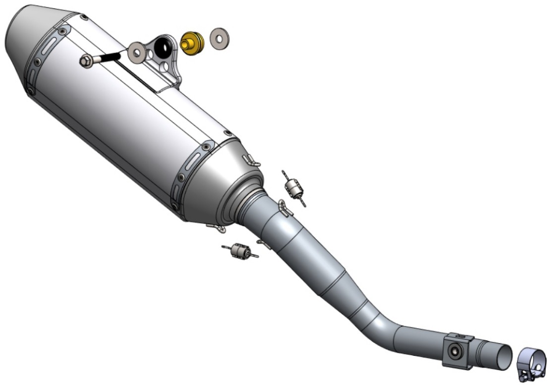 Yoshimura - 12149BC350 - Enduro RS-2 Exhaust for sale online