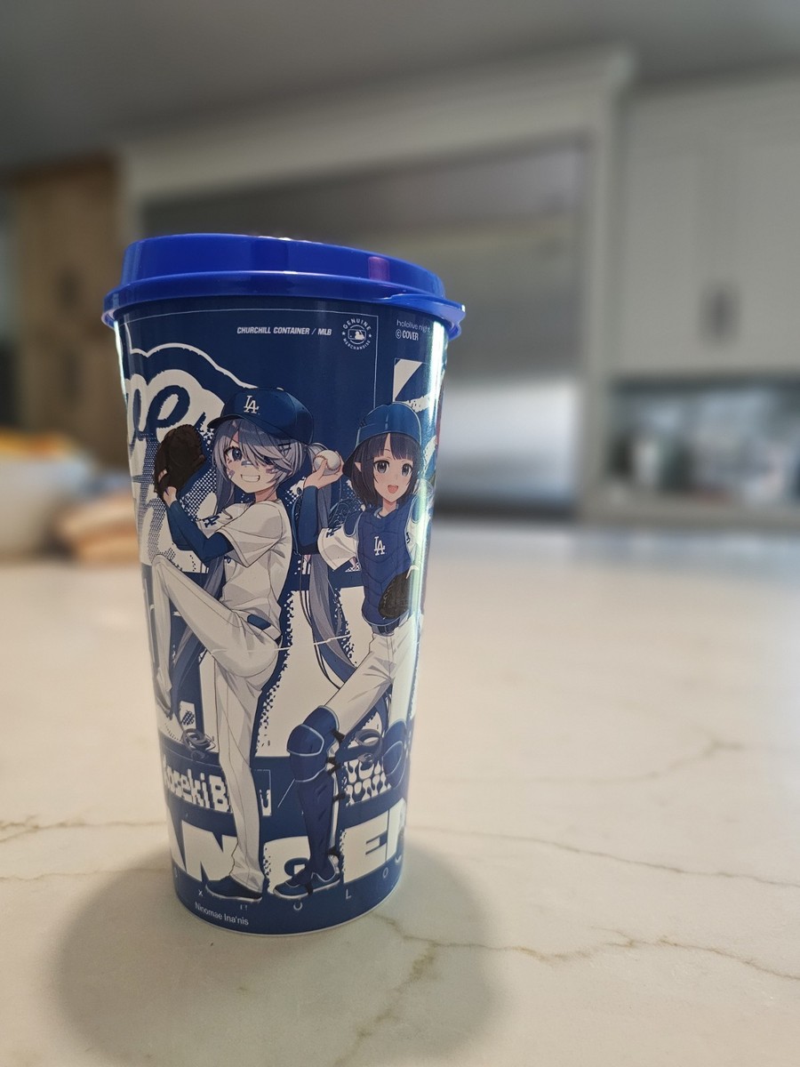 Los Angeles Dodgers 2025 Hololive Popcorn Bucket & Drink Cup Set 7