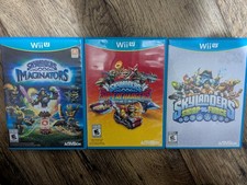 Skylanders Wii U Game Lot - Imaginators - Supercharged - Trap Team - Games Only