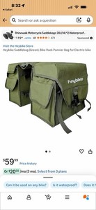 Heybike E-bike Saddle Bags