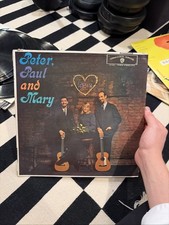Peter Paul and Mary Self Titled 1st Album on Vinyl LP Record tub6 