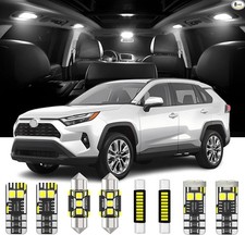 8 Pieces Interior LED Lights Replacement for RAV Size: Interior LED Lights Kit