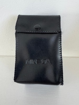 Minolta Case Original Leather Like Snap Case Excellent Condition