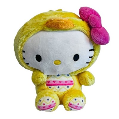 2025 Hello Kitty & Friends Easter 8'' HELLO KITTY Yellow Baby Chick Plush