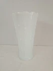 Vintage Anchor Hocking Milk Glass Vase Teardrop, Dots Hobnail Pattern 7.25"T