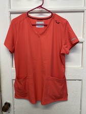 Skechers SKT025 6 Pocket Crossover V Neck Scrub Top Women  s size Large