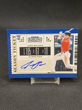 2019 Chronicles Contenders Season Tickets Jake Bauers Auto RC #14 Gold /99