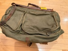 RARE WWII U.S. Army Air Forces Flight Bag Garment Bag Suitcase Clothing Canvas