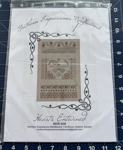 Northern Expressions Needlework HEARTS ENTWINED Cross Stitch Large Chart Pack