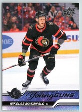 NIKOLAS MATINPALO RC YOUNG GUNS 2023-24 UPPER DECK 23-24 #495         89434